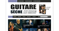 Desktop Screenshot of guitaresechelemag.com