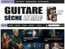 Tablet Screenshot of guitaresechelemag.com
